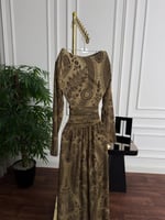 فستان تل برنت مشجر