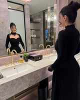 فستان سهرة باربي مع دانتيل