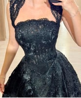 فستان سهرة دانتيل ميدي