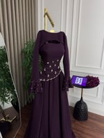 فستان باربي قطعتين لونين