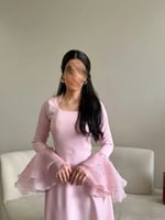 فستان لحمي ناعم للعيد