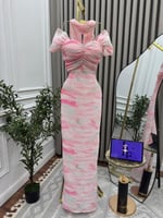 فستان مموج للعيد من سكر