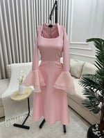 فستان لحمي ناعم للعيد