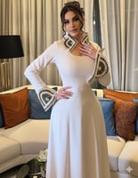 فستان بيج تطريز لولو