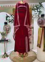 جلابية عسيري لونين تطريز للتأسيس