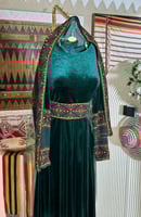 جلابية للتأسيس 3 ألوان مع طرحة