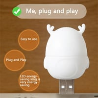 USB صغير LED ضوء الليل للأطفال