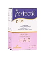 بيرفكتيل بلس مكمل غذائي للعناية بالشعر - 60 قطعة