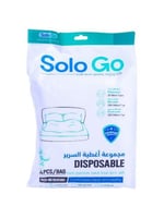 مجموعة أغطية سرير للاستخدام مرة واحدة من سولو جو -...