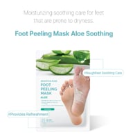 قناع سموث آند بيور مقشر وملطف للقدمين بالصبار من ا...