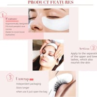 لصقات تحت العين لوصلات الرموش ، 25 حبة