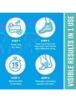 قناع الترطيب المكثف للأقدام الجافة والخشنة من اوكي...