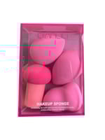طقم اسفنجات مكياج من صالون سيستم ، 4 قطع / الوان م...