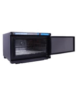 جهاز تسخين المناشف دور واحد من صالون سيستم , اسود