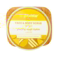 صنفرة للوجه والجسم بالذهب, من جلوبال ستار , 500 مل