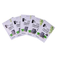 قناع الفحم والكولاجين للوجه من سبا سيستم - 28مل ×...