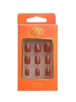 اظافر صناعيه لصق ذاتي رقم 16 اوفال سيلفر من جليتز...