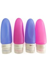 عبوات فارغة مناسبة للسفر من صالون سيستم ، 4 قطع