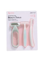 شفرات للوجه والجسم من بيوتي سيستم - 3 قطع