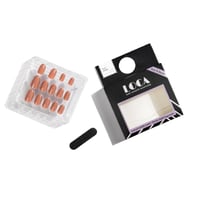 اظافر صناعية لصق ذاتي من لوكا - N6 شكل بيضاوي لون...