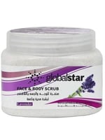 مقشر الوجه والجسم باللافندر من جلوبال ستار - 500مل