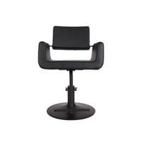 كرسي قص اكستريل سبور اسود بقاعدة اسود من صالون سيس...