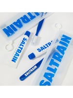 طقم للسفر معجون بملح رمادي طبيعي مع فرشاة أسنان من...