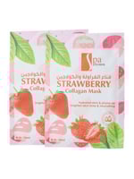 قناع الفراولة والكولاجين من سبا سيستم ، قطعتين