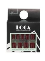 اظافر صناعية لصق ذاتي من لوكا - عنابي 11#