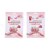 قناع الرمان والكولاجين من سبا سيستم ، قطعتين