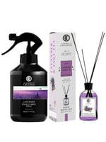 طقم فواحة وبخاخ معطر للمنزل والمكاتب برائحة اللافن...