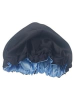 قبعه ستان حرير مزدوجة الطبقات من هير سيستم - أسود