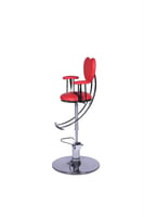 كرسي اطفال شكل قلب احمر من صالون سيستم