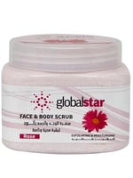 مقشر جلوبال ستار للوجه والجسم مستخلص من الورد - 50...