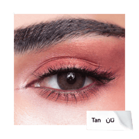 عدسات لاصقة لون تان من امارا