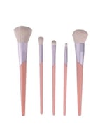 مجموعة فرش مكياج من بيوتي سيستم - 5 قطع , لون عشوا...