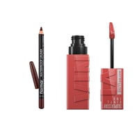 كومبو الشفايف المثالي بألوان جريئة - قطعتين