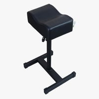 مسند قدم اسود من صالون سيستم