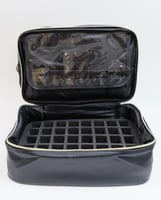 حقيبة مكياج محمولة من صالون سيستم , أسود