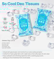 مناديل سو كول مزيلة للعرق من بريتي - 15 منديل