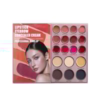 دفتر باليت كرستين 5 في 1 ظلال العيون + اضاءة + احم...