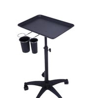 عربة مشاغل مع حامل ادوات من صالون سيستم - اسود | T...