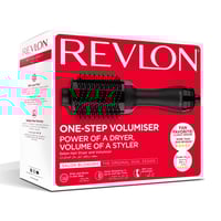 فرشاة مجفف وفوليوم الشعر ون ستيب من ريفلون , اسود