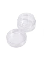 مجموعة علب فارغة بلاستيك مقاس صغير جدا - 12 حبه