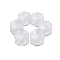 مجموعة علب مستحضرات تجميل بلاستيك موديل 423953 , 6...