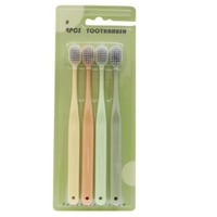 طقم فرش اسنان ناعمه من بيوتي سيستم ، 4 قطع ( لون ع...