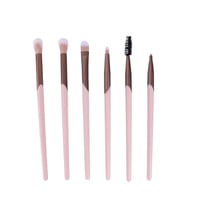 مجموعة فرش مكياج العيون من بيوتي سيستم - 6 قطع | ل...