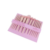 مجموعة فرش مكياج من روبي فيس - لون وردي 14حبه