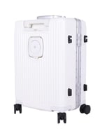 حقيبة سفر لون ابيض من صالون سيستم - حجم صغير