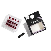 اظافر صناعية لصق ذاتي من لوكا - N3 لون بني